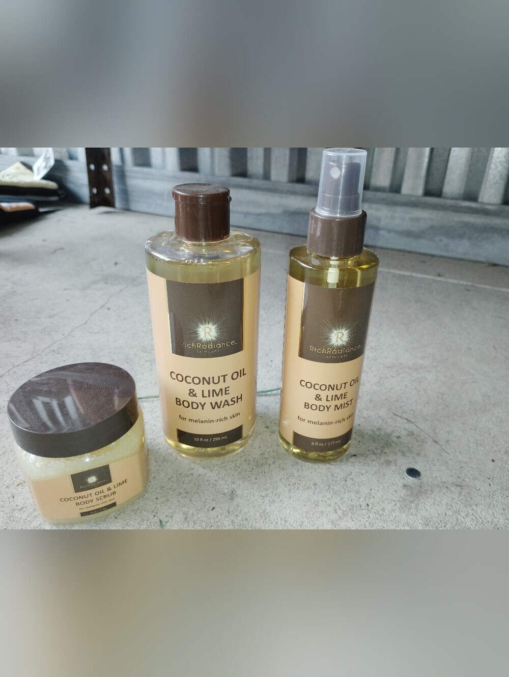 Coconut And Lime Beauty Set Includes Body Mist Body Scrub And Body Wash New
